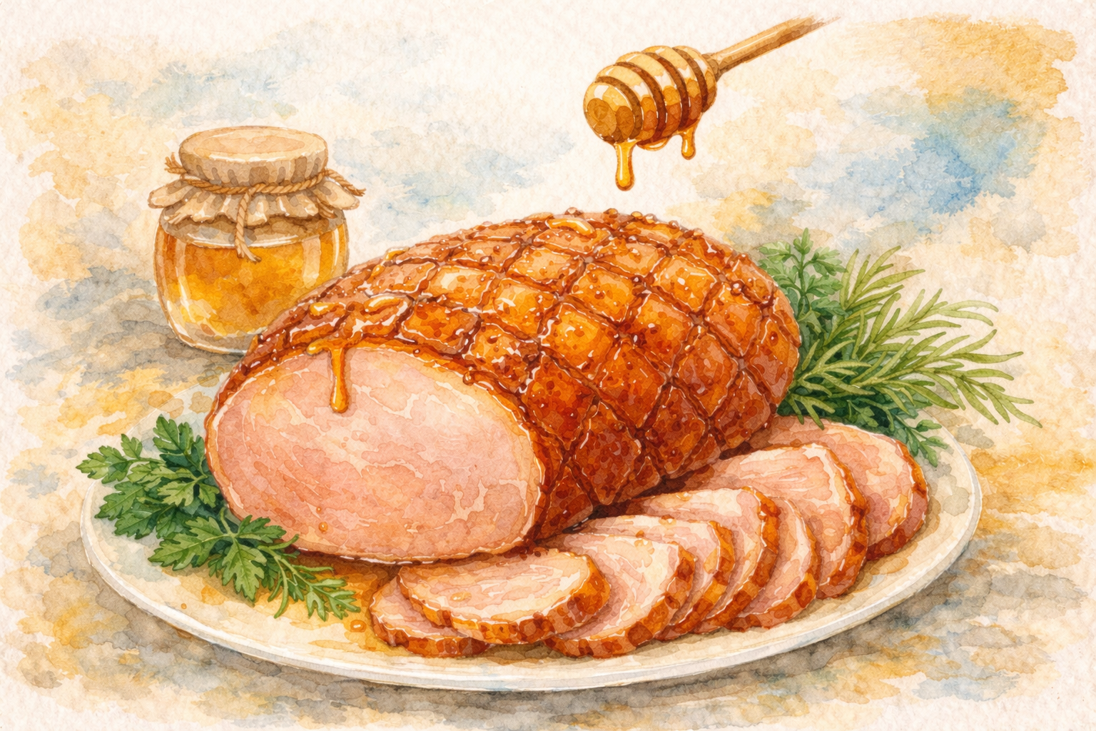 glasseret skinke opskrift