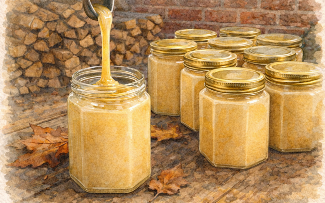 Novem­ber - Den sidste sommer­hon­ning er rørt færdig